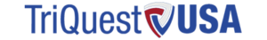 A blue and red logo for the best. Com